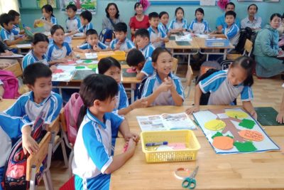 Tiết dạy đạo đức lớp 3, có sử dụng hoạt động học thông qua chơi